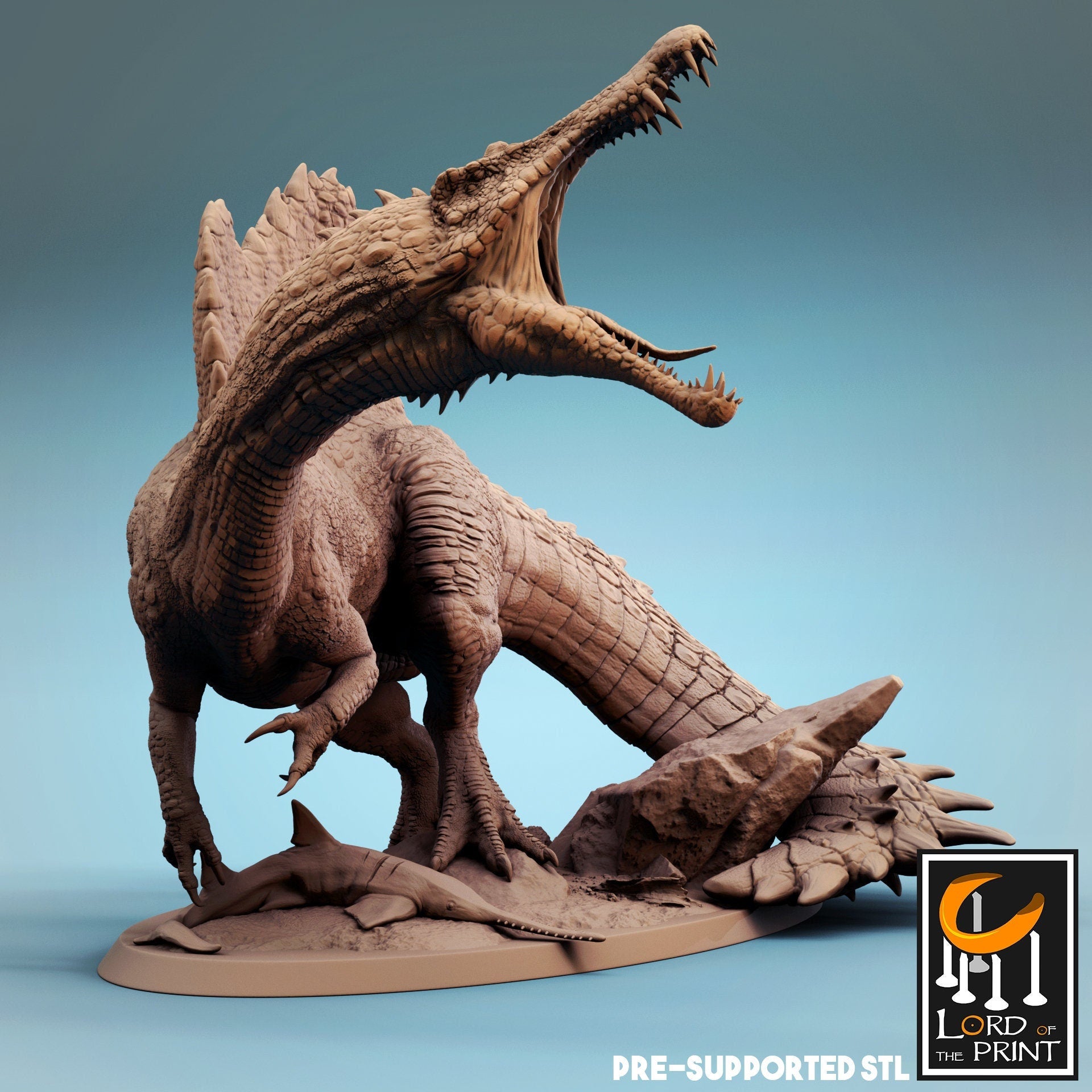 Spinosaurus | Aussie 3D Printed Miniatures and Terrain