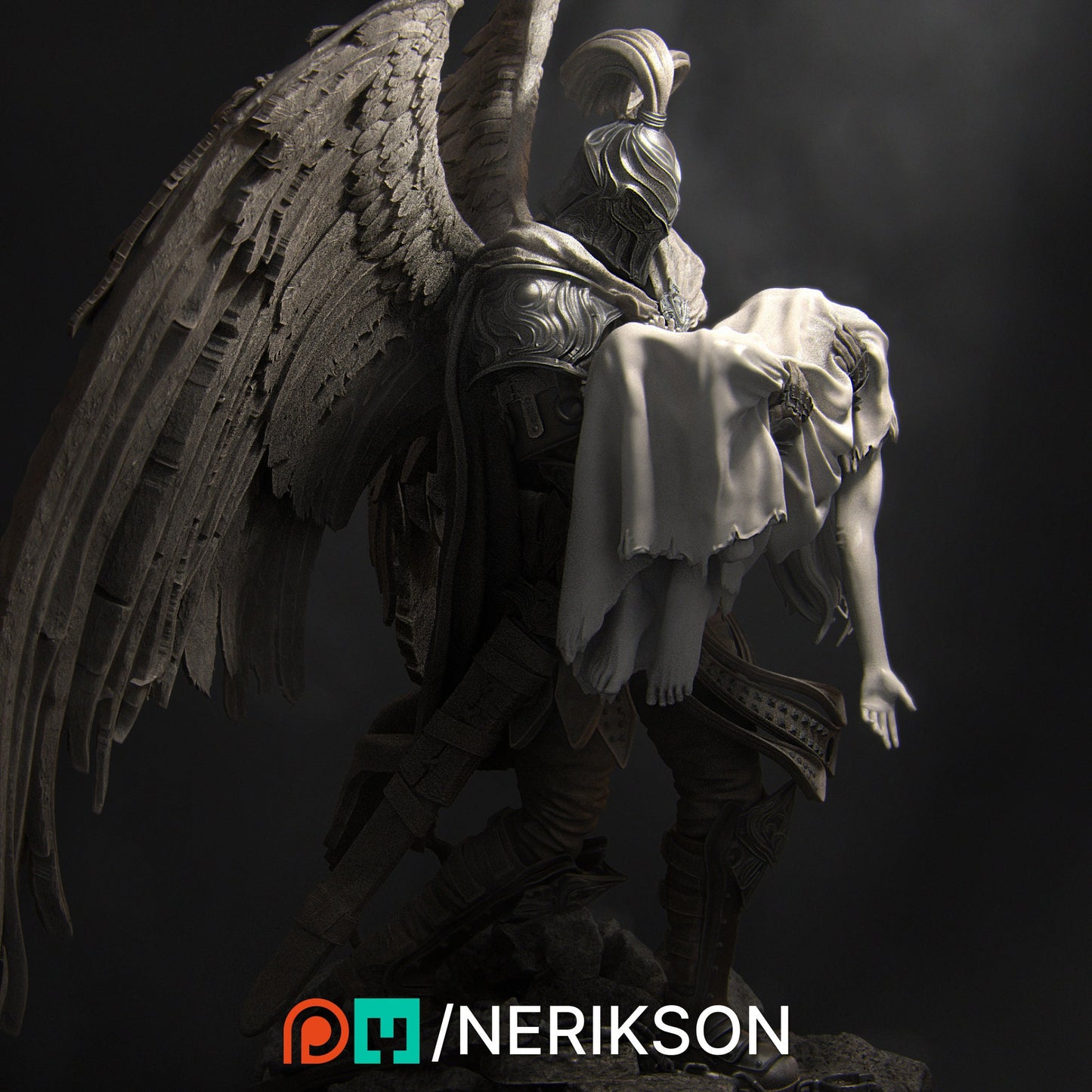 Ishim the Fallen Paladin | Aussie 3D Printed Miniatures and Terrain