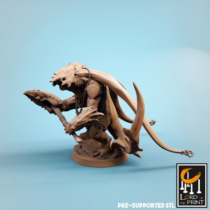 Ray-men Axes and Daggers | Aussie 3D Printed Miniatures and Terrain