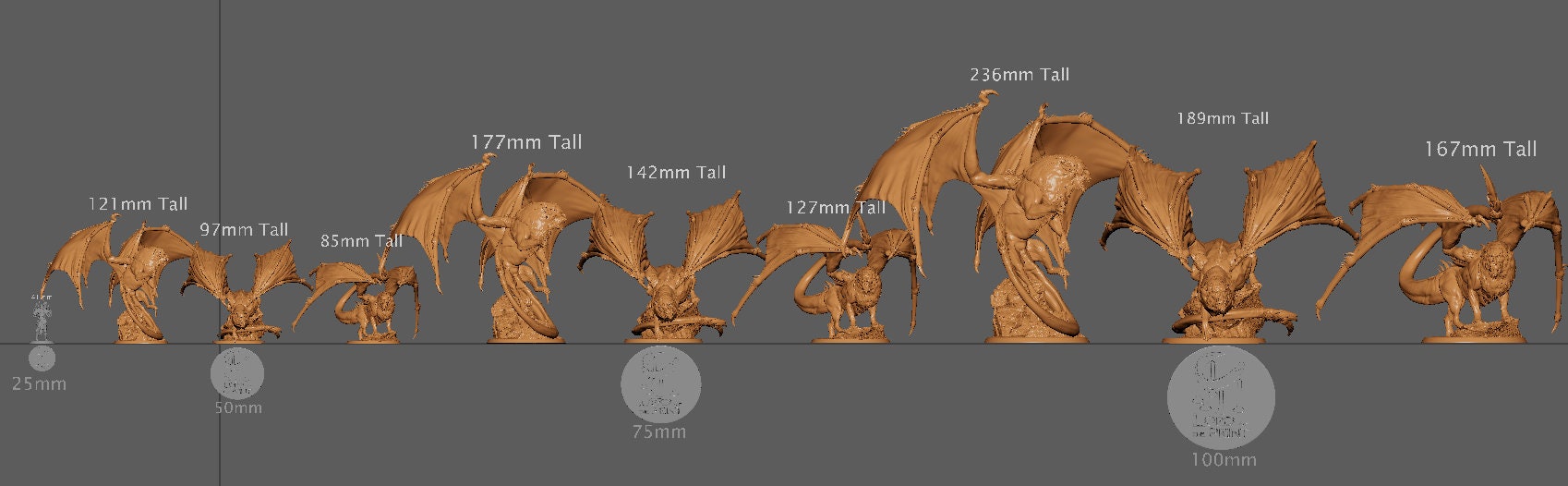 Manticores | Aussie 3D Printed Miniatures and Terrain