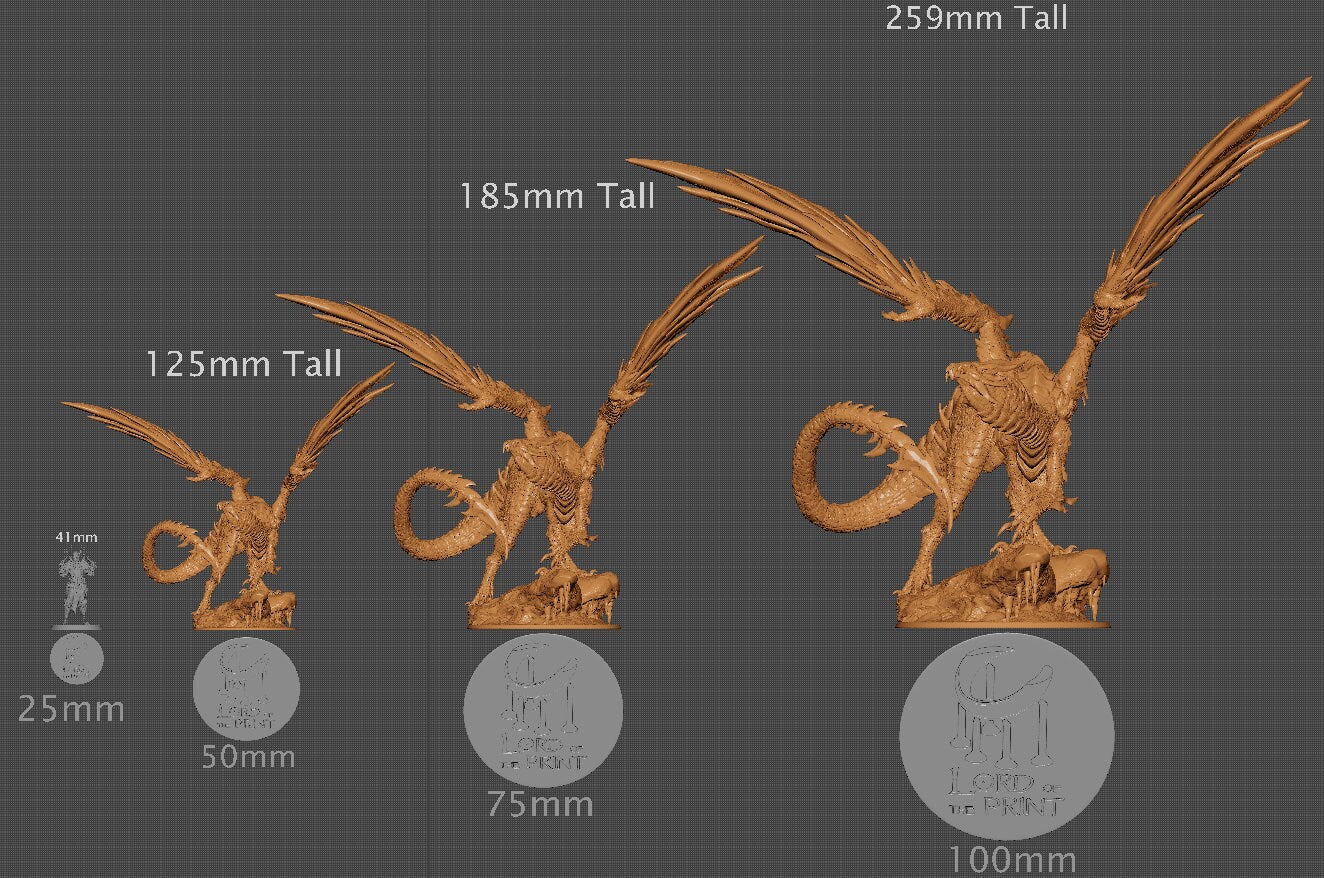 Elder Steel Dragon | Aussie 3D Printed Miniatures and Terrain