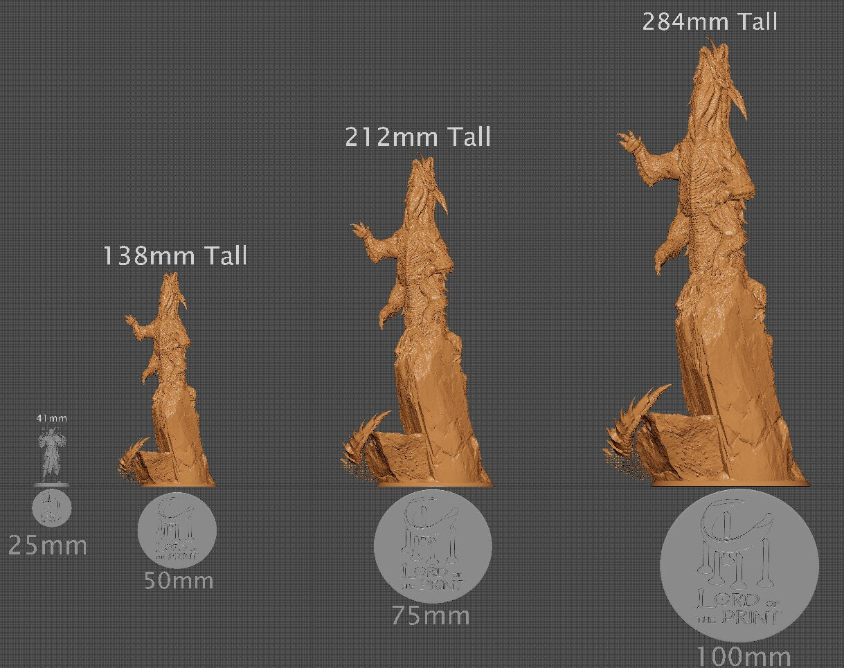 Adult Behir | Aussie 3D Printed Miniatures and Terrain