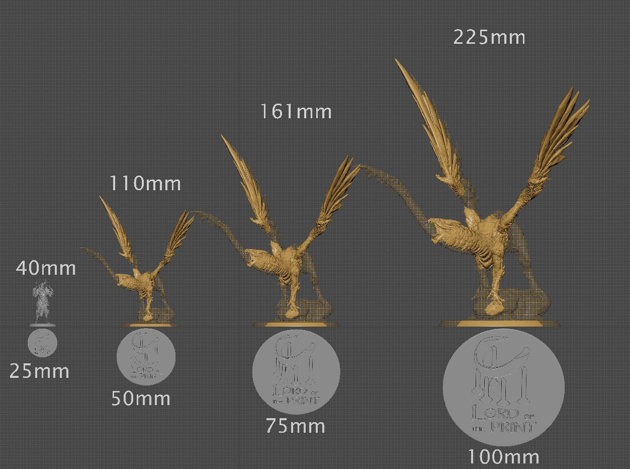 Young Steel Dragon | Aussie 3D Printed Miniatures and Terrain