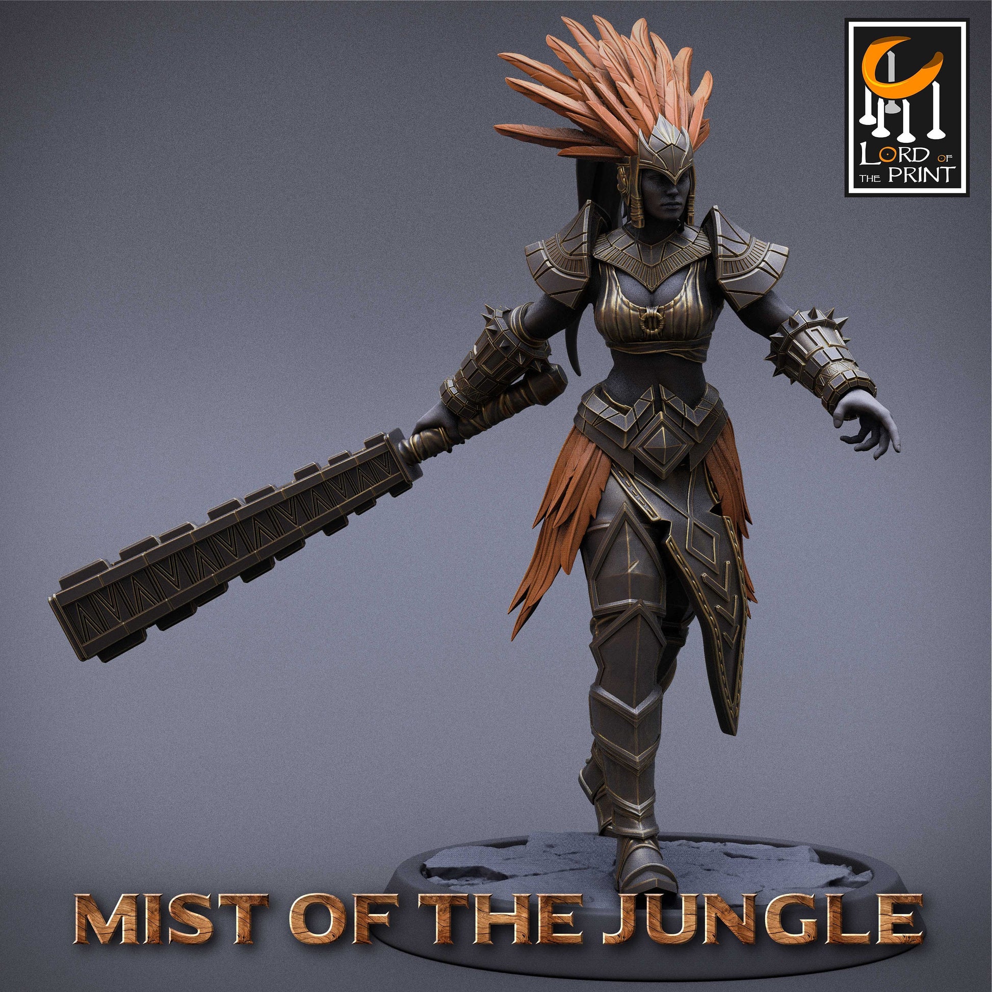 Amazon Heavy Mace Squad | Aussie 3D Printed Miniatures and Terrain