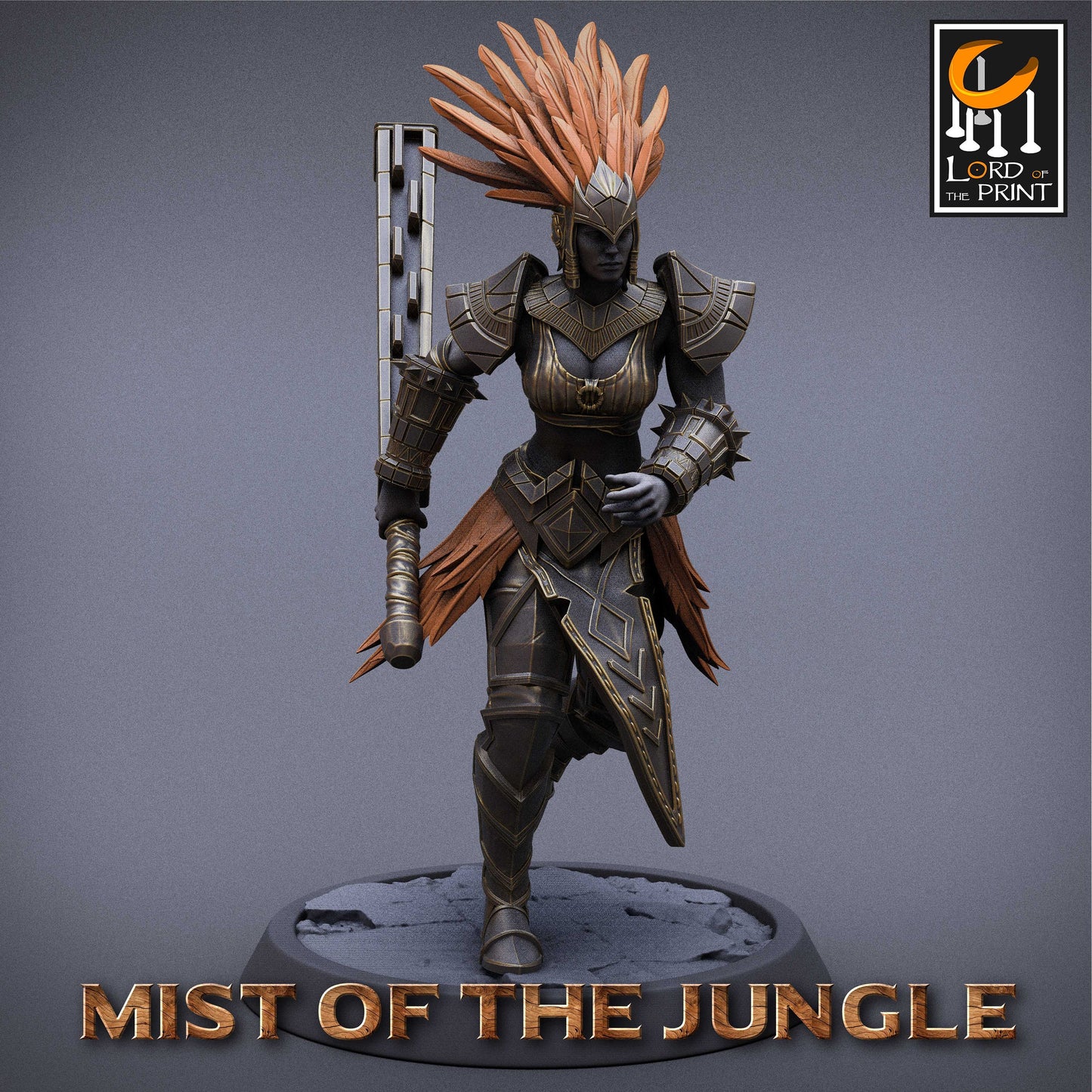 Amazon Heavy Mace Squad | Aussie 3D Printed Miniatures and Terrain