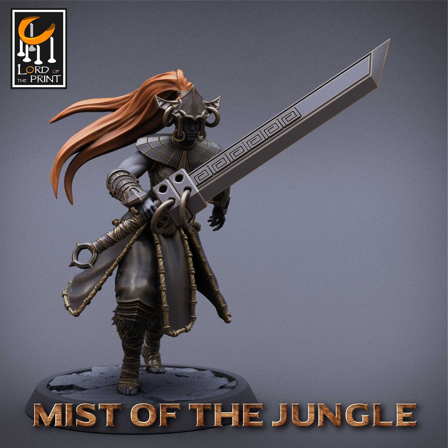 Amazon Heavy Greatsword Squad | Aussie 3D Printed Miniatures and Terrain