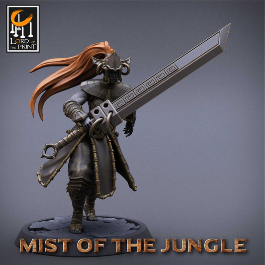 Amazon Heavy Greatsword Squad | Aussie 3D Printed Miniatures and Terrain
