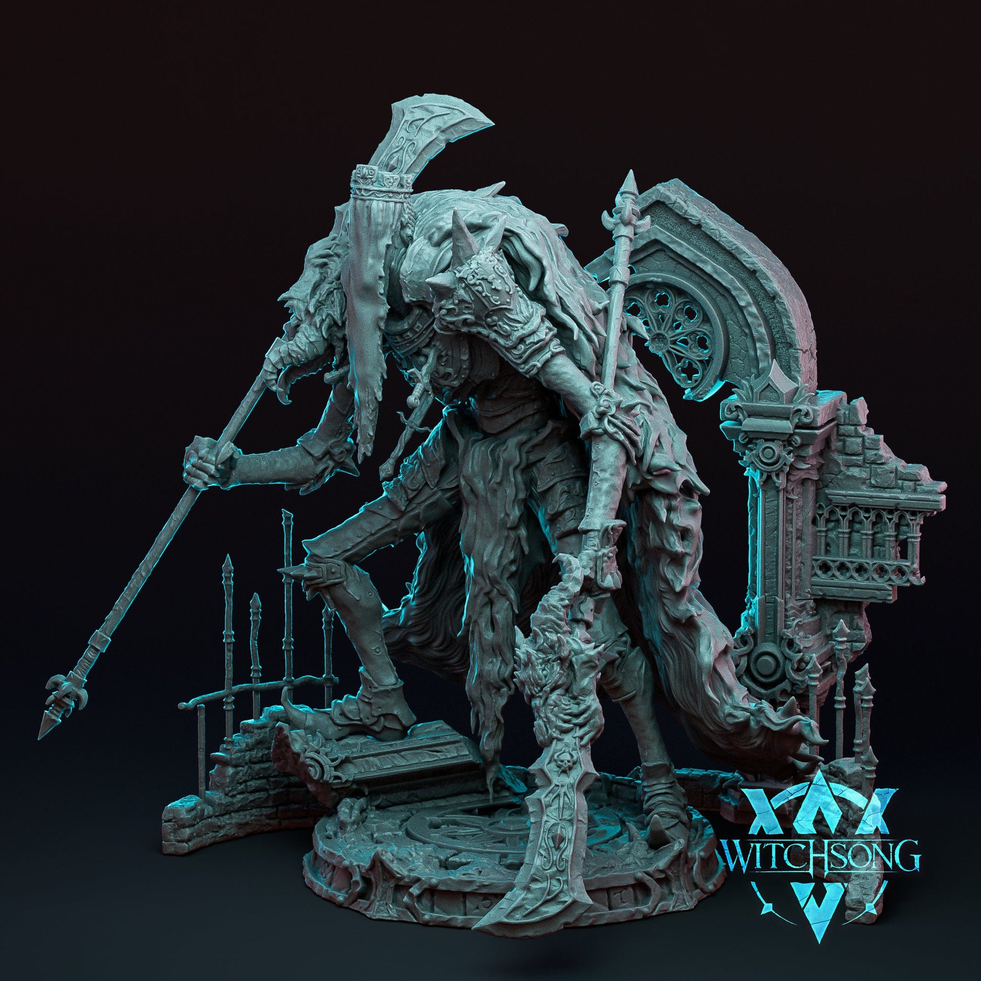 The Faceless King, Bust Option | Aussie 3D Printed Miniatures and Terrain