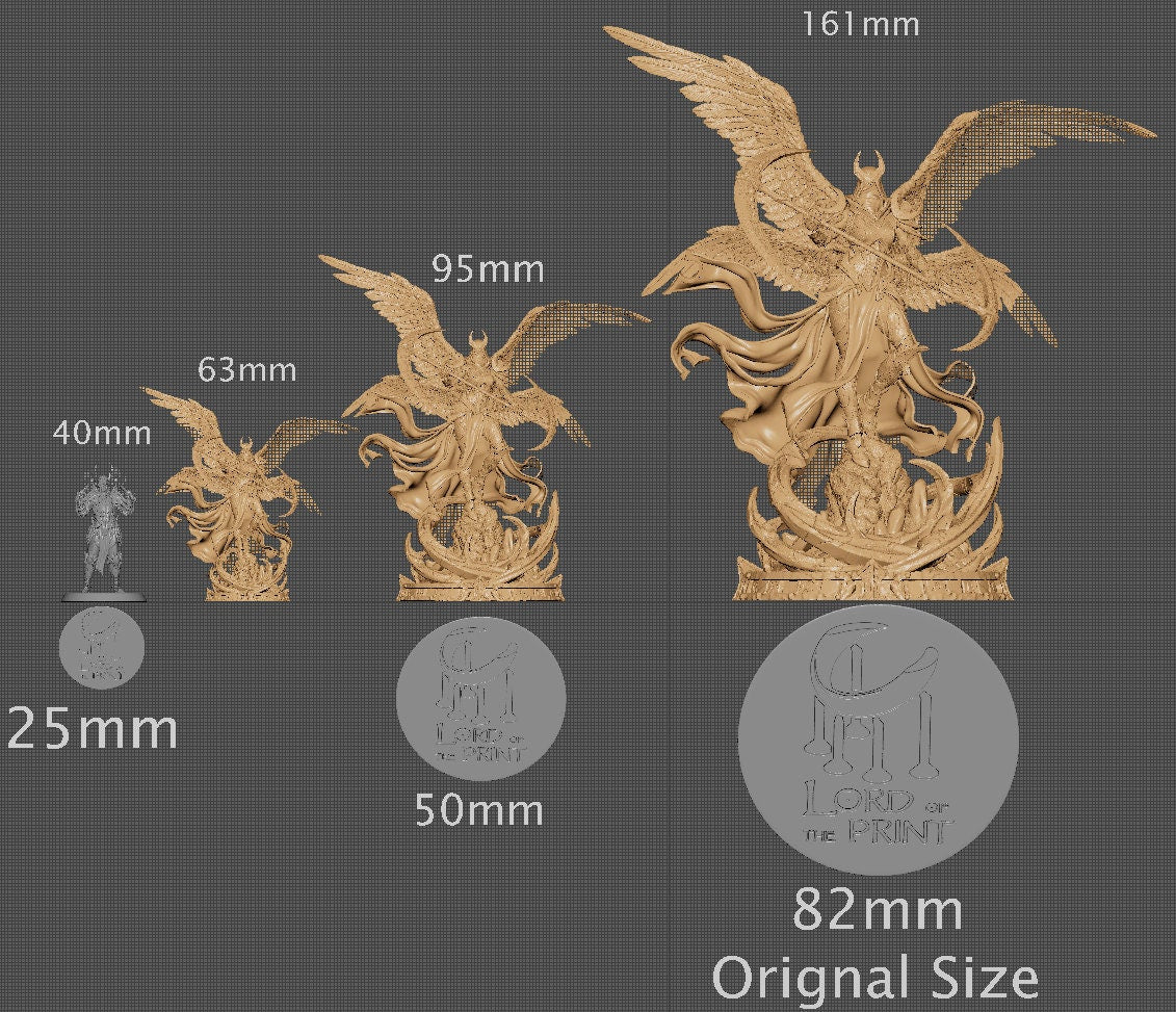 Moonlight Seraph | Aussie 3D Printed Miniatures and Terrain