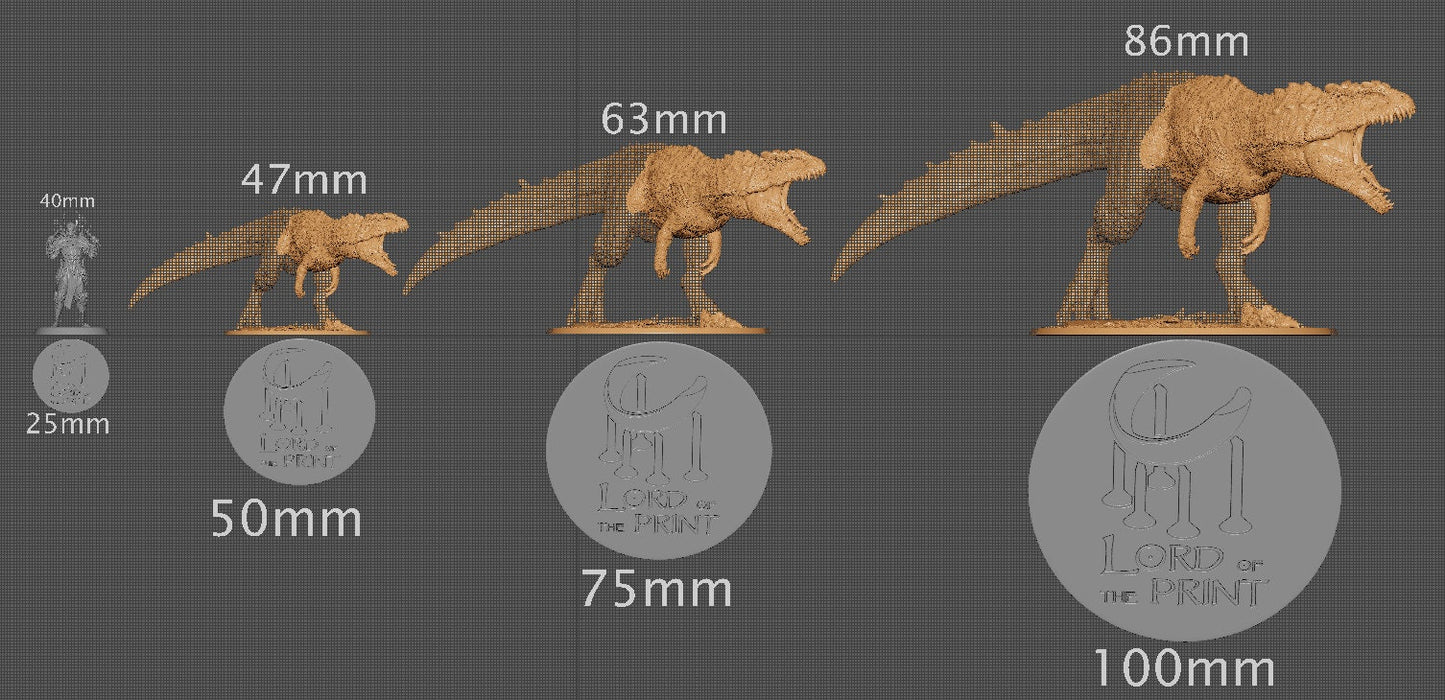 Giganotosaurus | Aussie 3D Printed Miniatures and Terrain