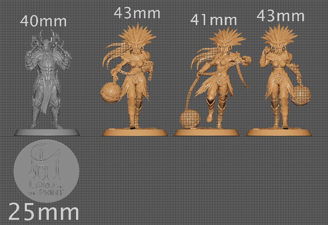 Amazon Heavy Chain Squad | Aussie 3D Printed Miniatures and Terrain