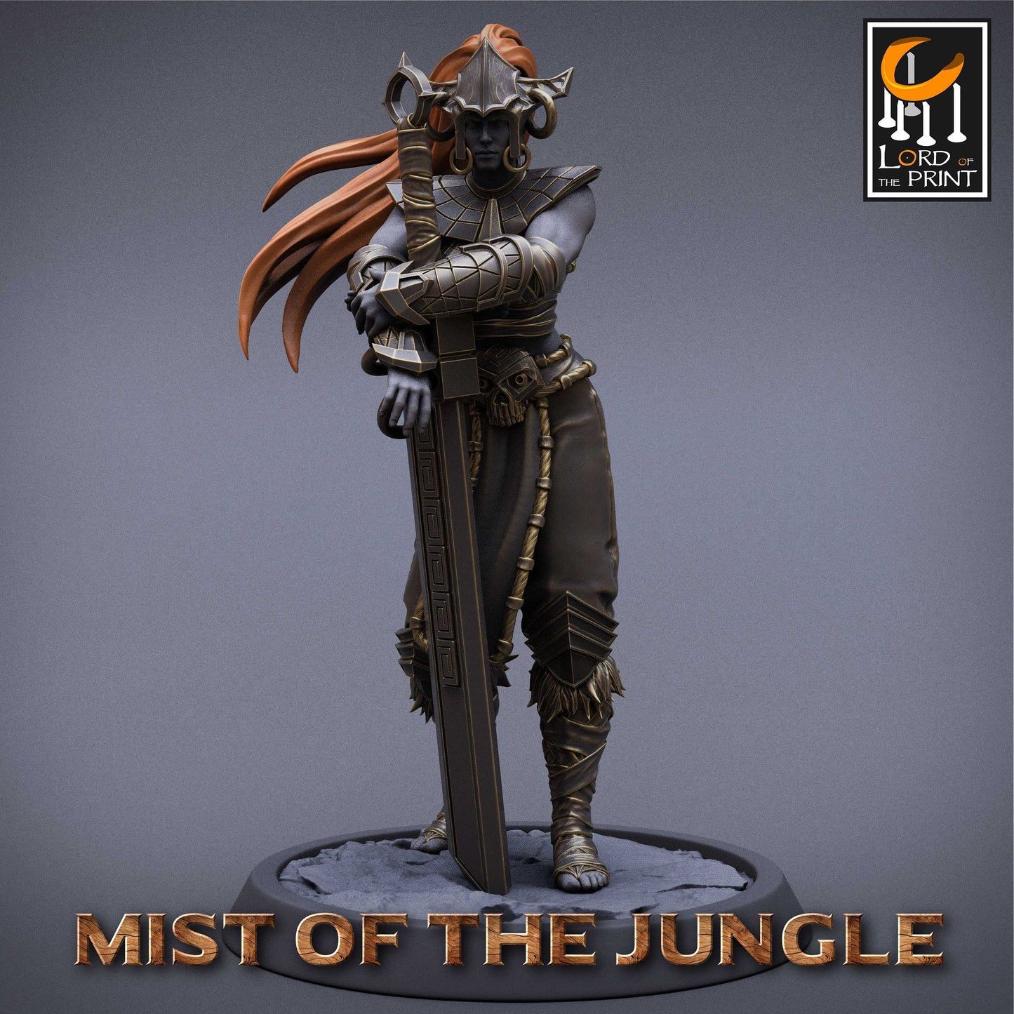 Amazon Heavy Greatsword Squad | Aussie 3D Printed Miniatures and Terrain