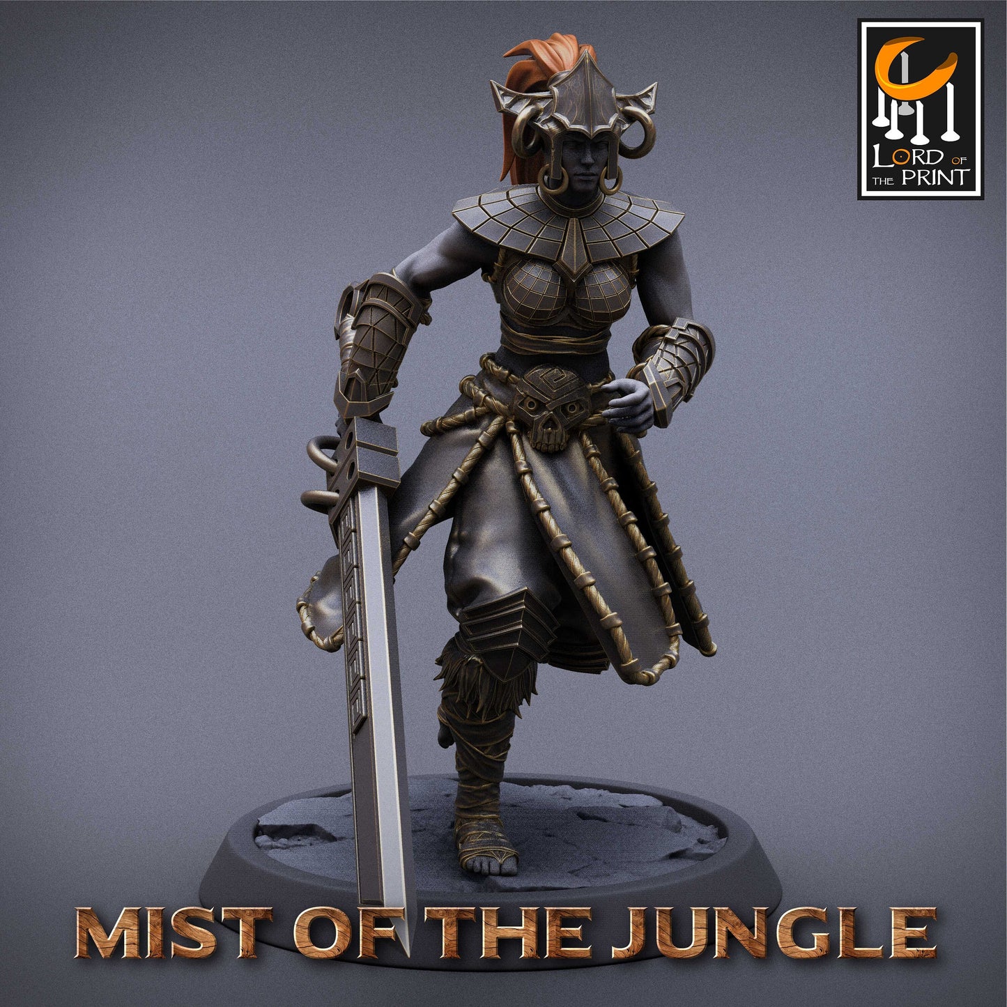 Amazon Heavy Greatsword Squad | Aussie 3D Printed Miniatures and Terrain