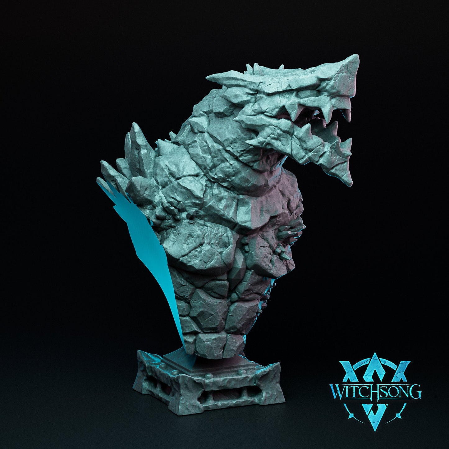 Great Temple Guardian, Bust Option | Aussie 3D Printed Miniatures and Terrain