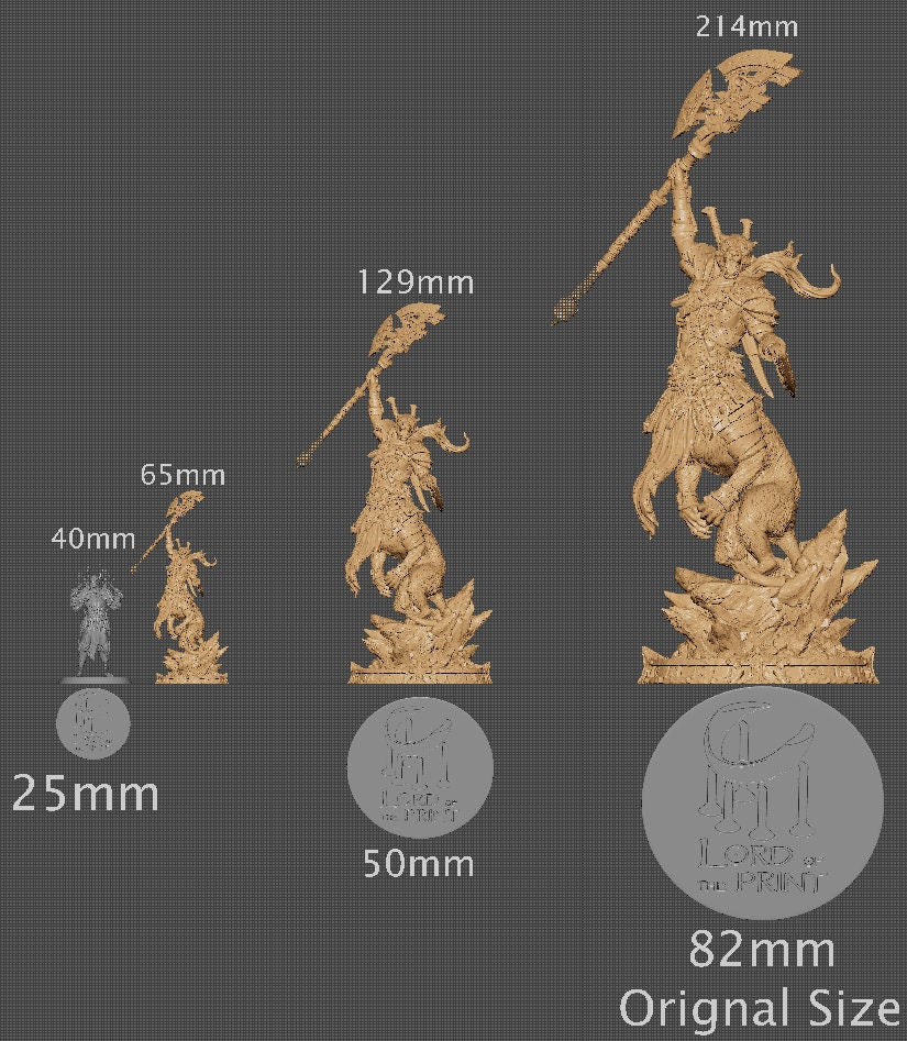 Roarenna the Pridemother | Aussie 3D Printed Miniatures and Terrain