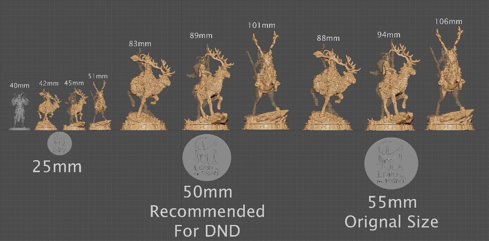 Lord of the Grove Lieutenants | Aussie 3D Printed Miniatures and Terrain