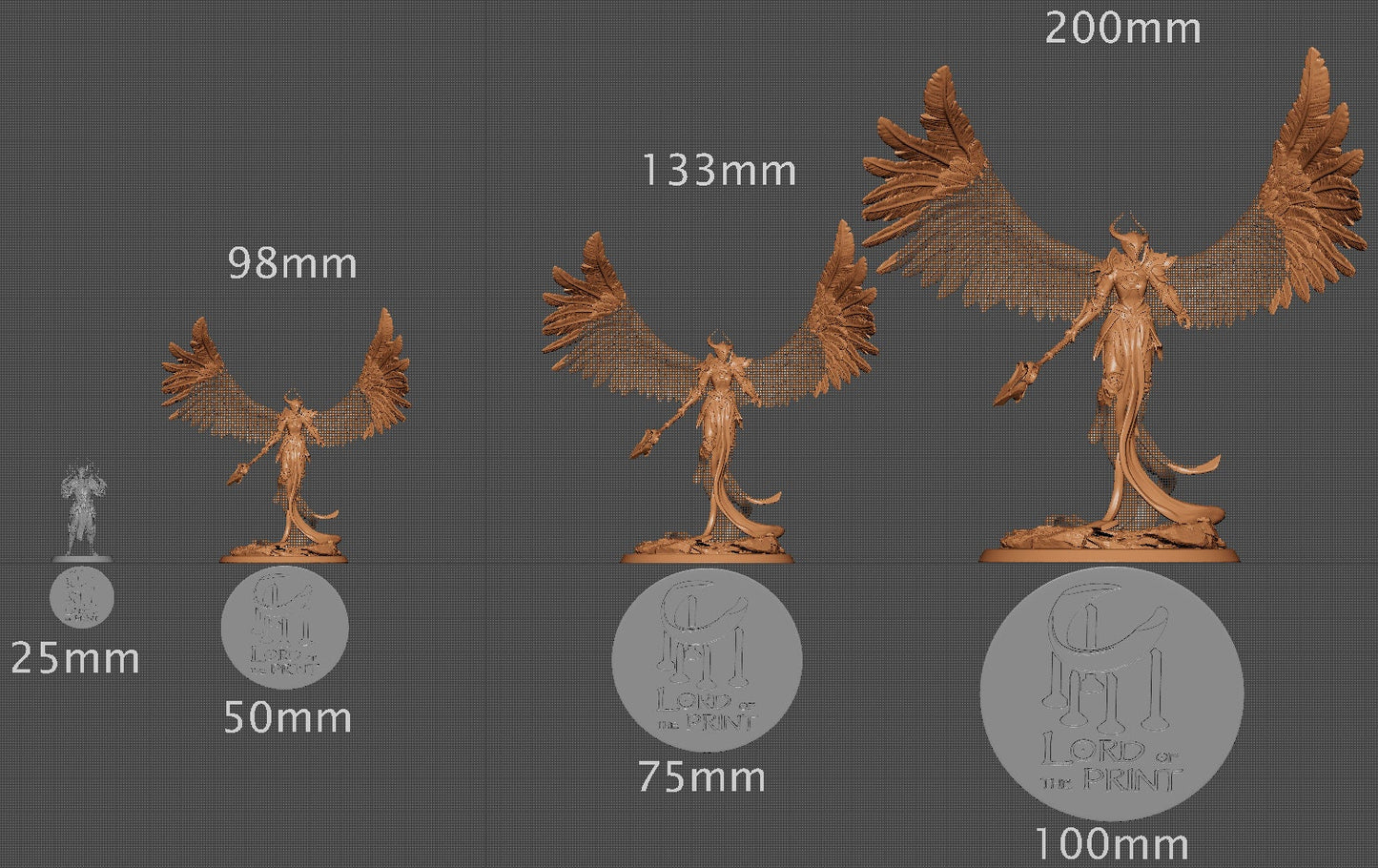 Asuriel the Angelic Warrior | Aussie 3D Printed Miniatures and Terrain