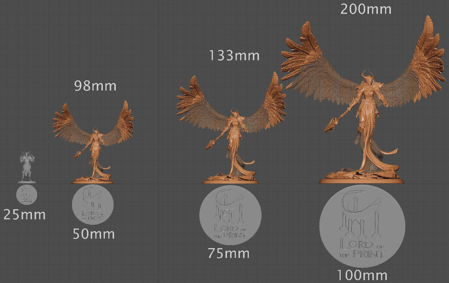 Asuriel the Angelic Warrior | Aussie 3D Printed Miniatures and Terrain