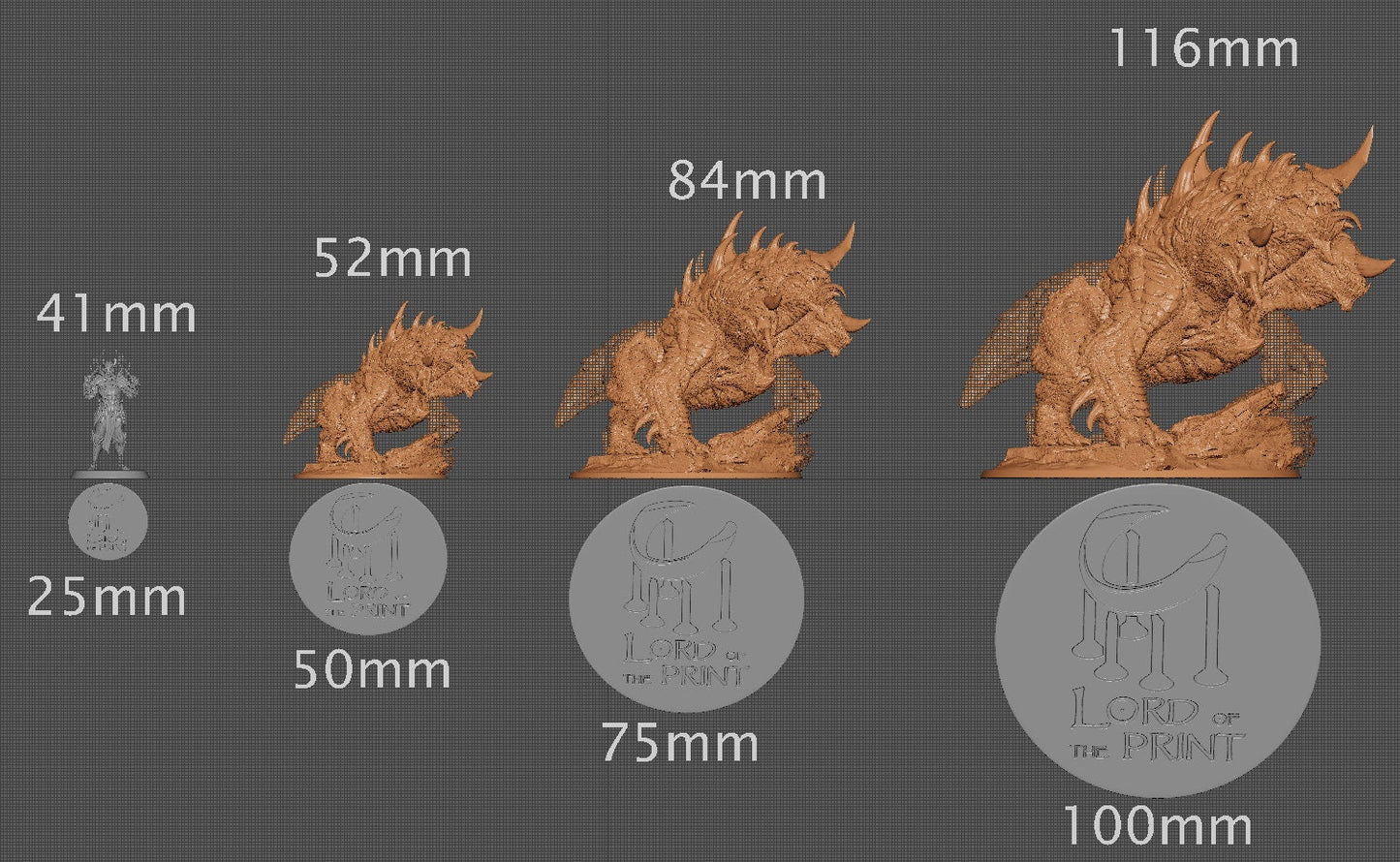 Dracocerberus | Aussie 3D Printed Miniatures and Terrain