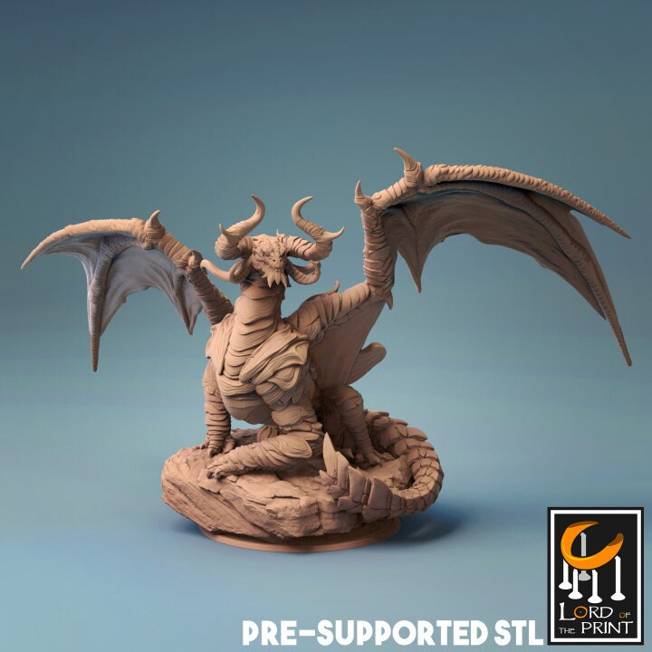 Elder Cloud Dragon, The Heaven Dragon | Aussie 3D Printed Miniatures and Terrain
