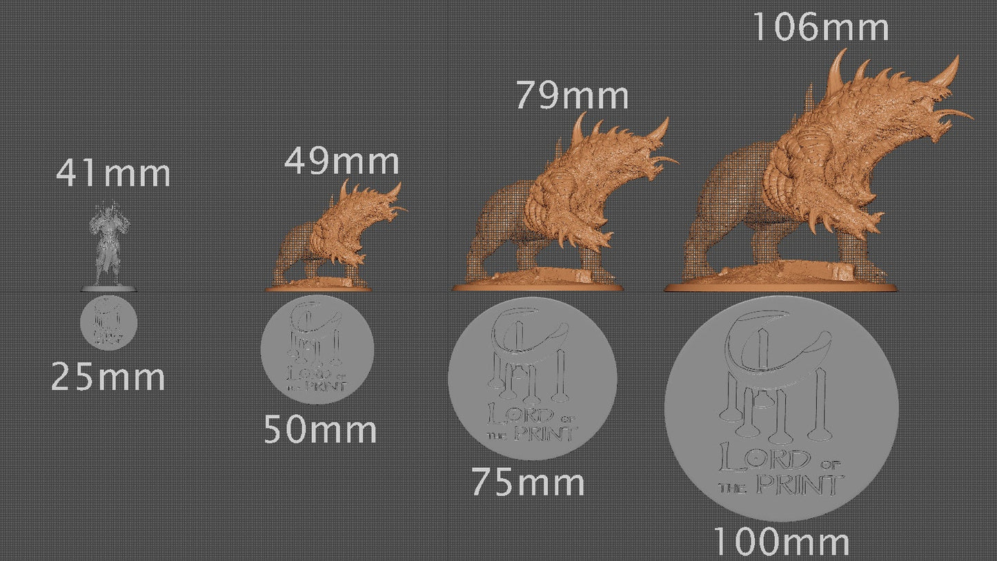Stygian Guard Hound Roar | Aussie 3D Printed Miniatures and Terrain