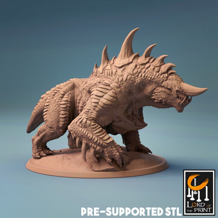 Stygian Guard Hound | Aussie 3D Printed Miniatures and Terrain
