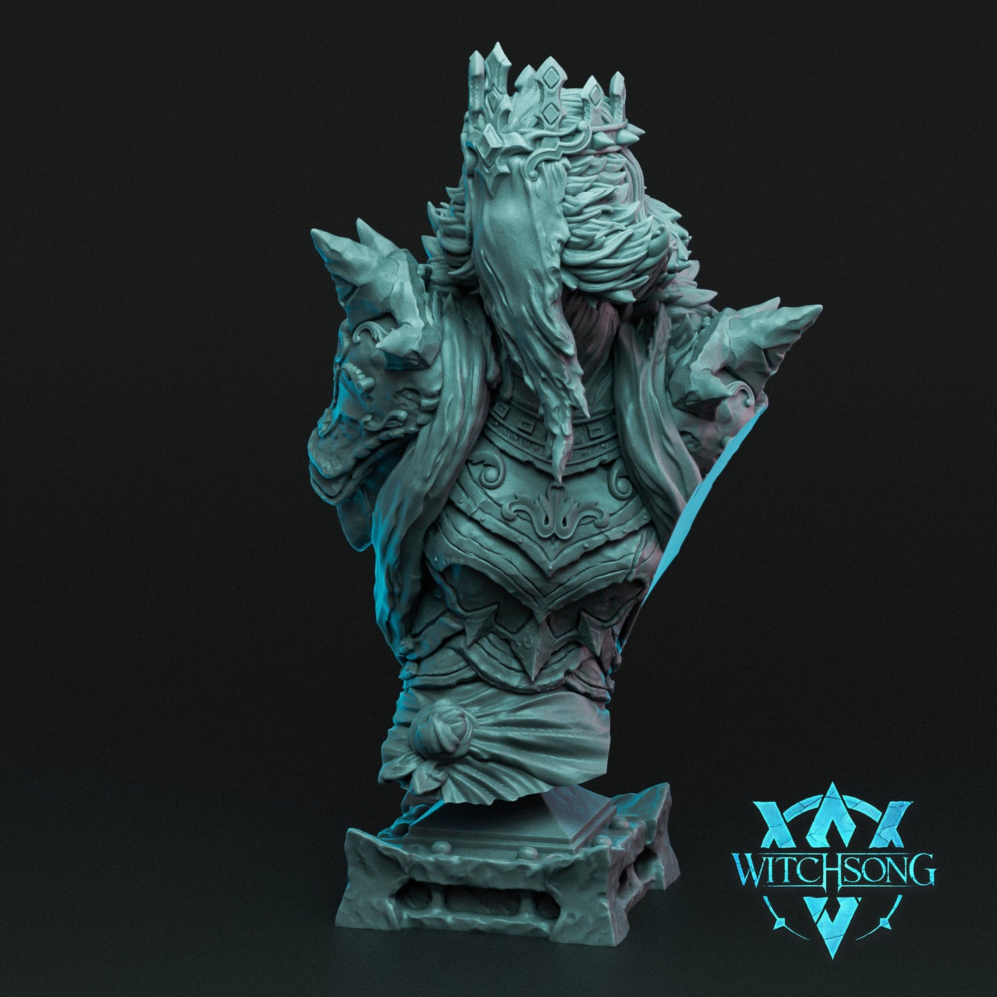 The Faceless Queen, Bust Option | Aussie 3D Printed Miniatures and Terrain