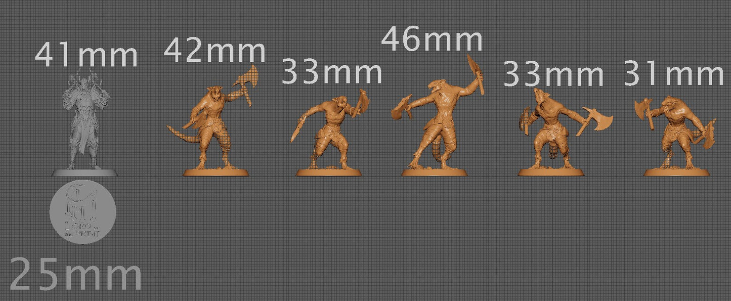 Rouswarm Barbarian | Aussie 3D Printed Miniatures and Terrain