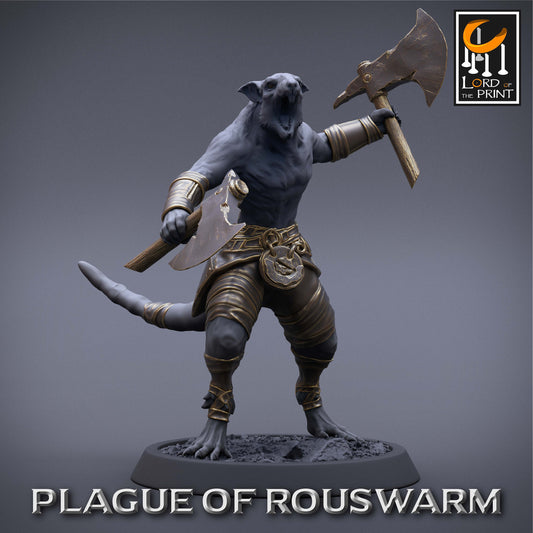 Rouswarm Barbarian | Aussie 3D Printed Miniatures and Terrain