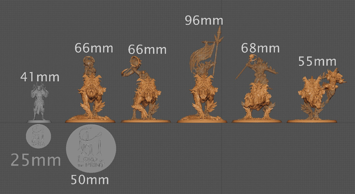 Plague Riders Squad 2 | Aussie 3D Printed Miniatures and Terrain