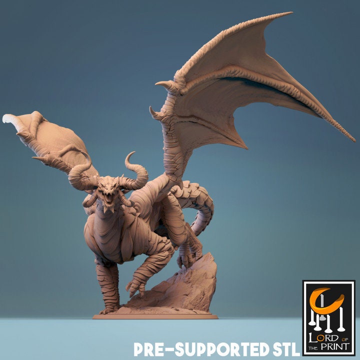 Adult Cloud Dragon, The Heaven Dragon | Aussie 3D Printed Miniatures and Terrain