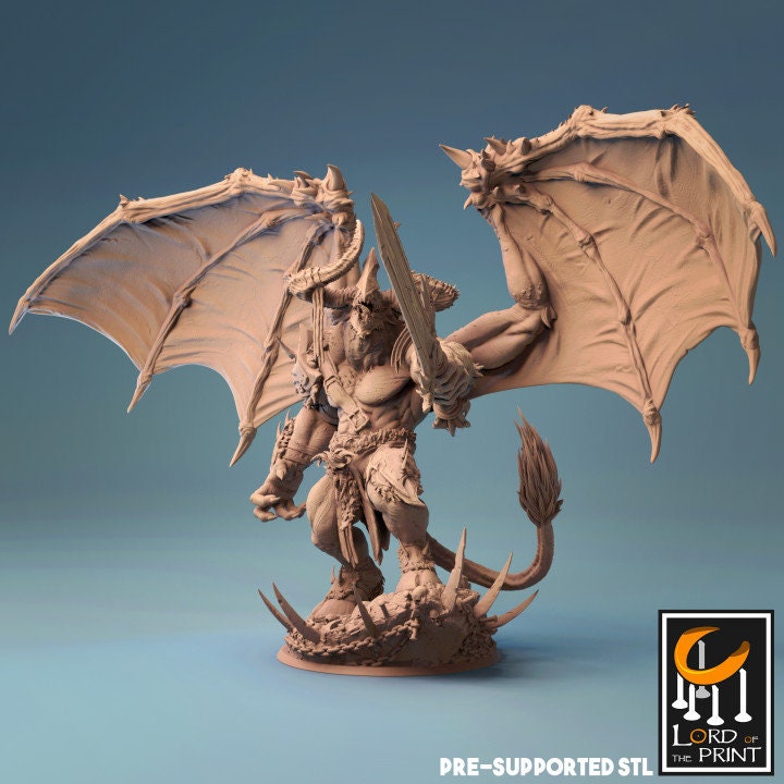 Sogath the Disciple of War, War Demon | Aussie 3D Printed Miniatures and Terrain