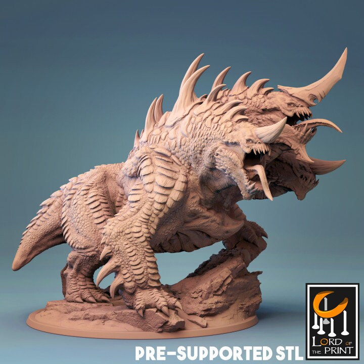 Dracocerberus | Aussie 3D Printed Miniatures and Terrain