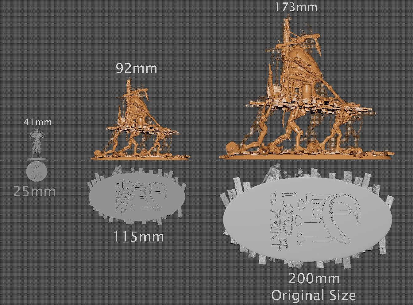 Ogdurg the Goblin King on Palaquin | Aussie 3D Printed Miniatures and Terrain