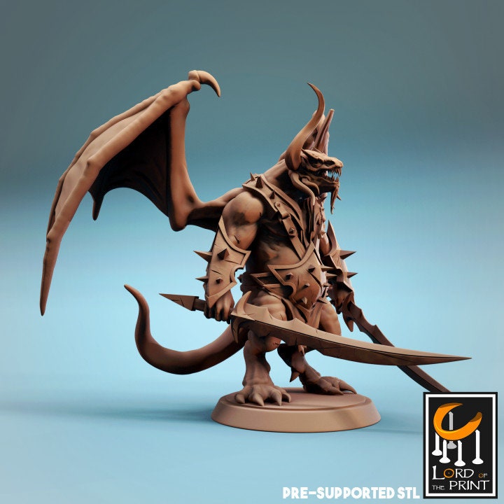 Tarhun the Half Dragon | Aussie 3D Printed Miniatures and Terrain