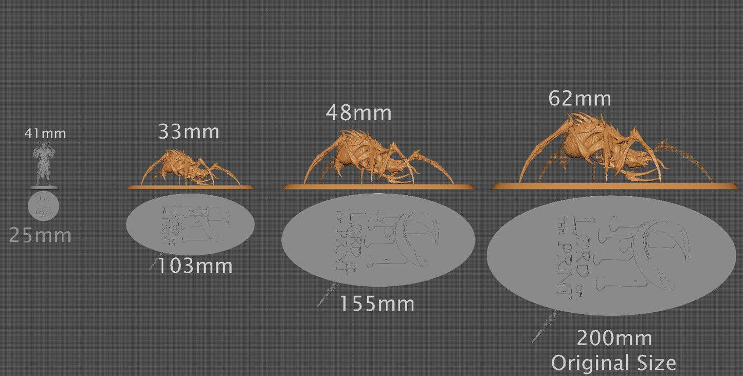 Pestilence Spider, | Aussie 3D Printed Miniatures and Terrain