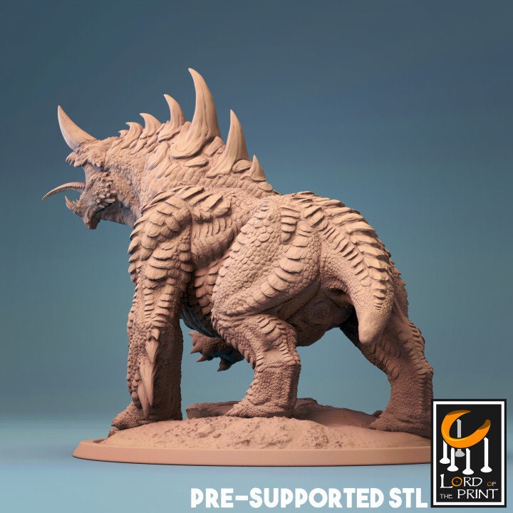 Stygian Guard Hound Roar | Aussie 3D Printed Miniatures and Terrain