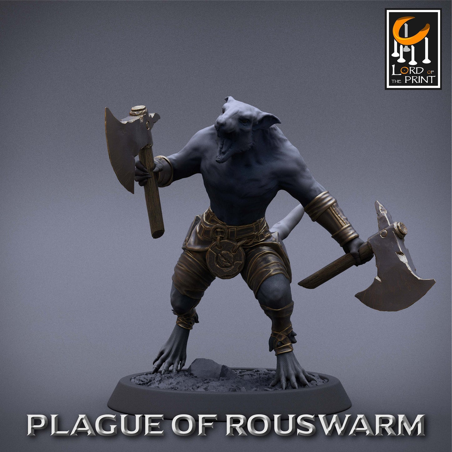 Rouswarm Barbarian | Aussie 3D Printed Miniatures and Terrain