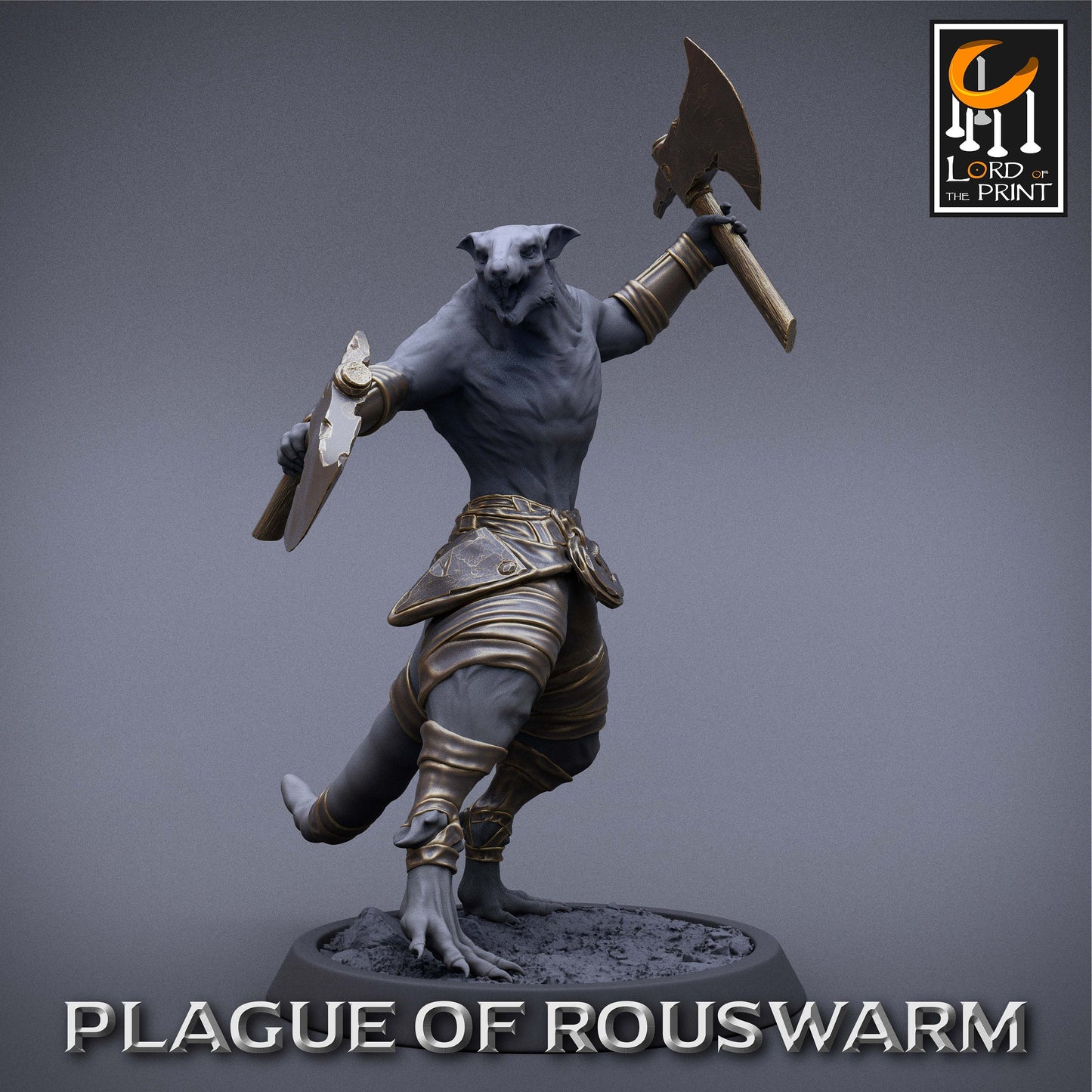 Rouswarm Barbarian | Aussie 3D Printed Miniatures and Terrain