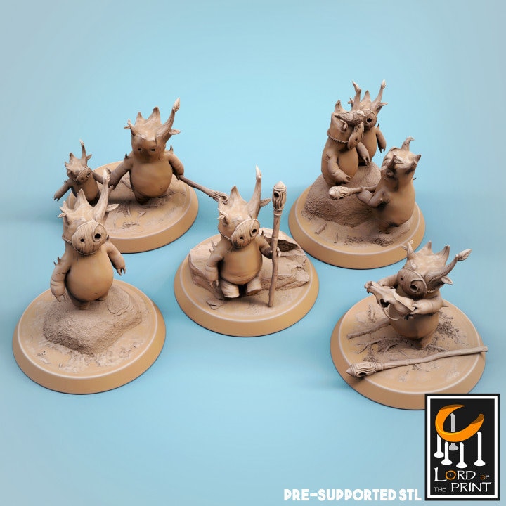 Cute Forest Spirits | Aussie 3D Printed Miniatures and Terrain
