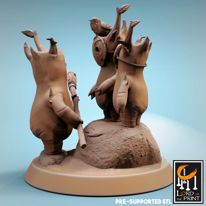 Cute Forest Spirits | Aussie 3D Printed Miniatures and Terrain
