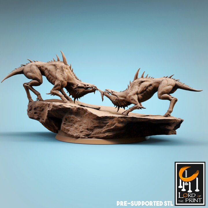 Infernum Dogs | Aussie 3D Printed Miniatures and Terrain