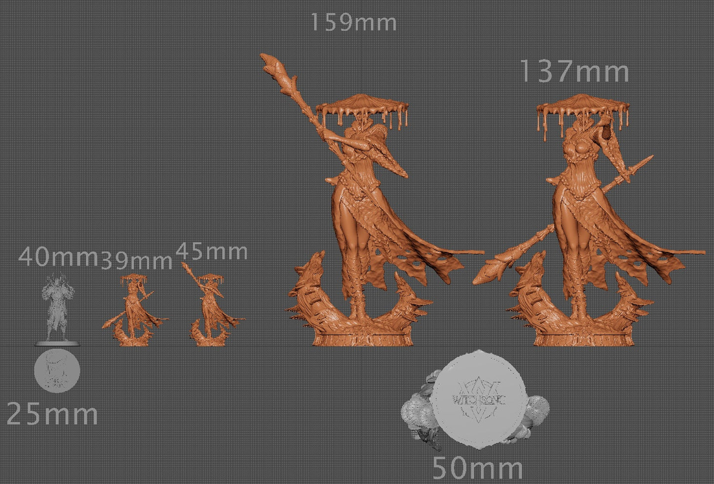 The Fungal Queen | Aussie 3D Printed Miniatures and Terrain