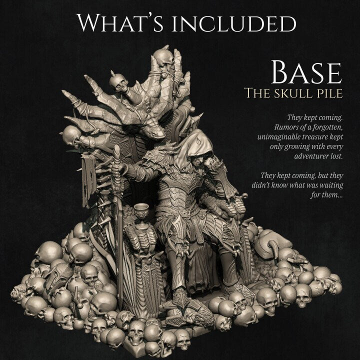 Revving the Dragon Knight Seated | Aussie 3D Printed Miniatures and Terrain