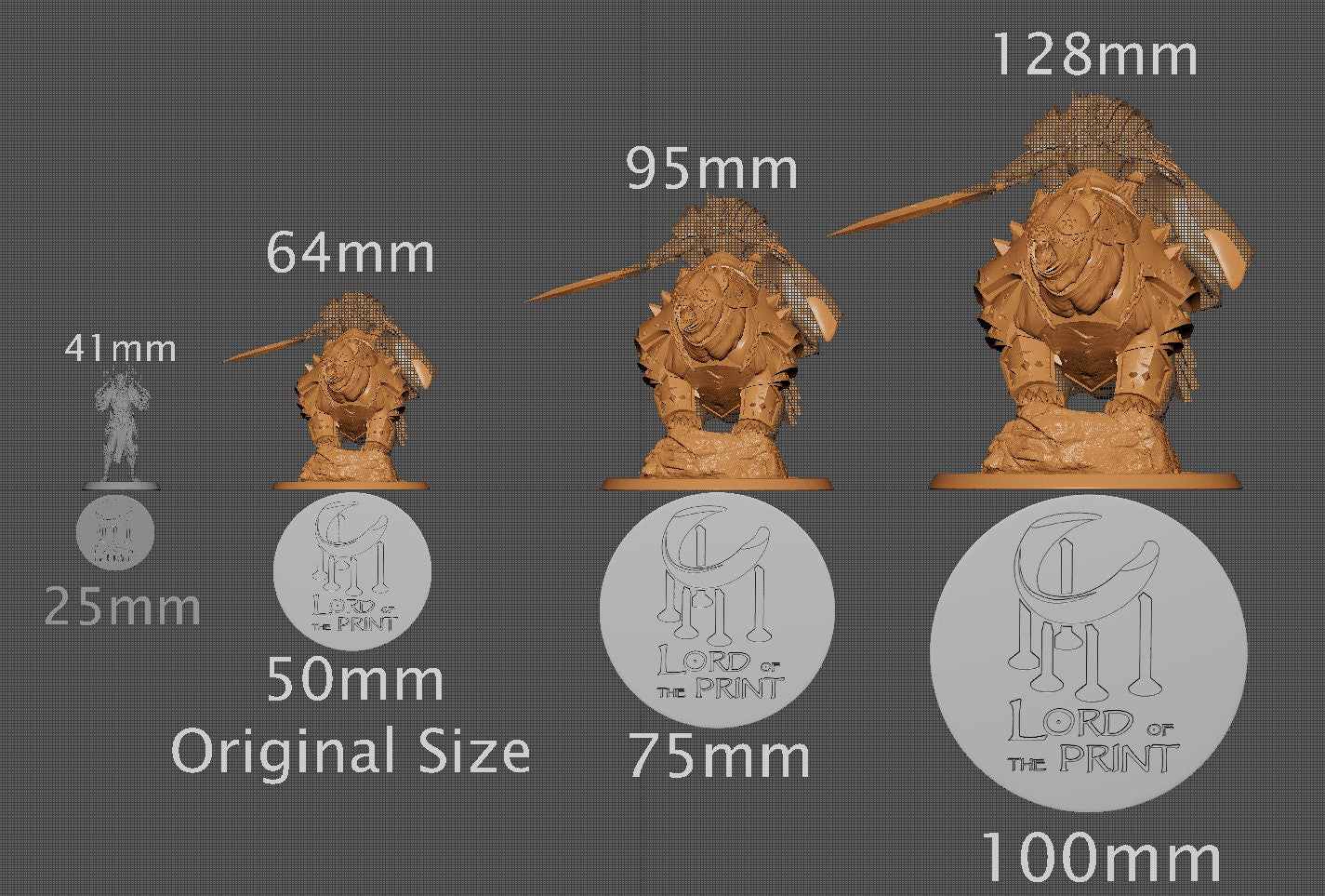 Crusader King on War Bear | Aussie 3D Printed Miniatures and Terrain