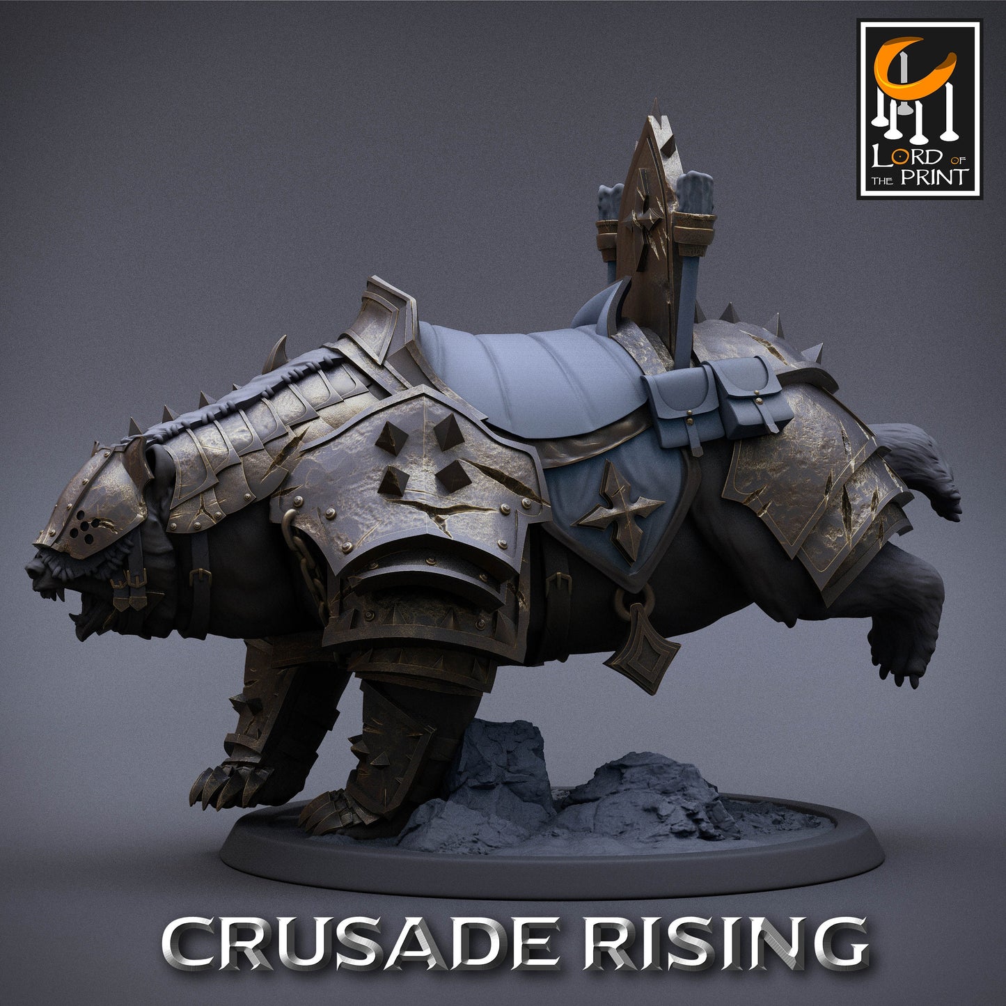 Crusader Bears Armored | Aussie 3D Printed Miniatures and Terrain
