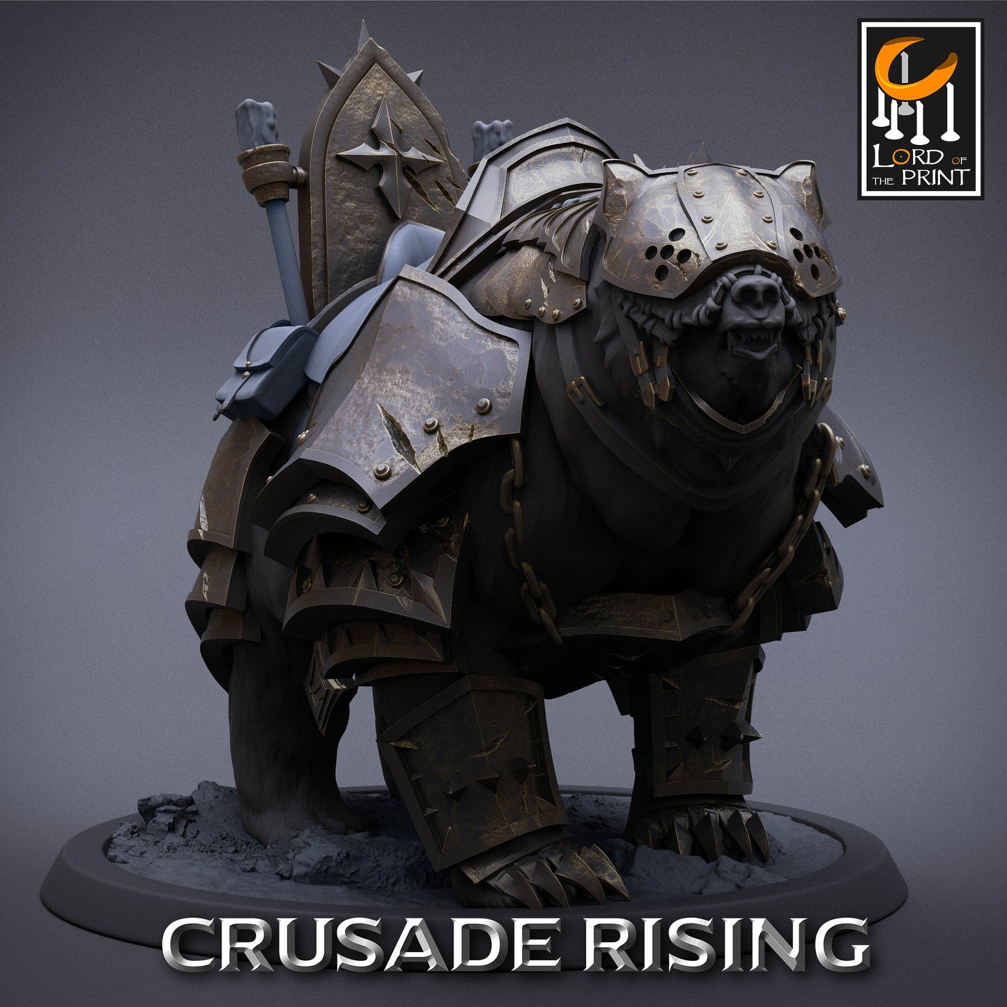 Crusader Bears Armored | Aussie 3D Printed Miniatures and Terrain