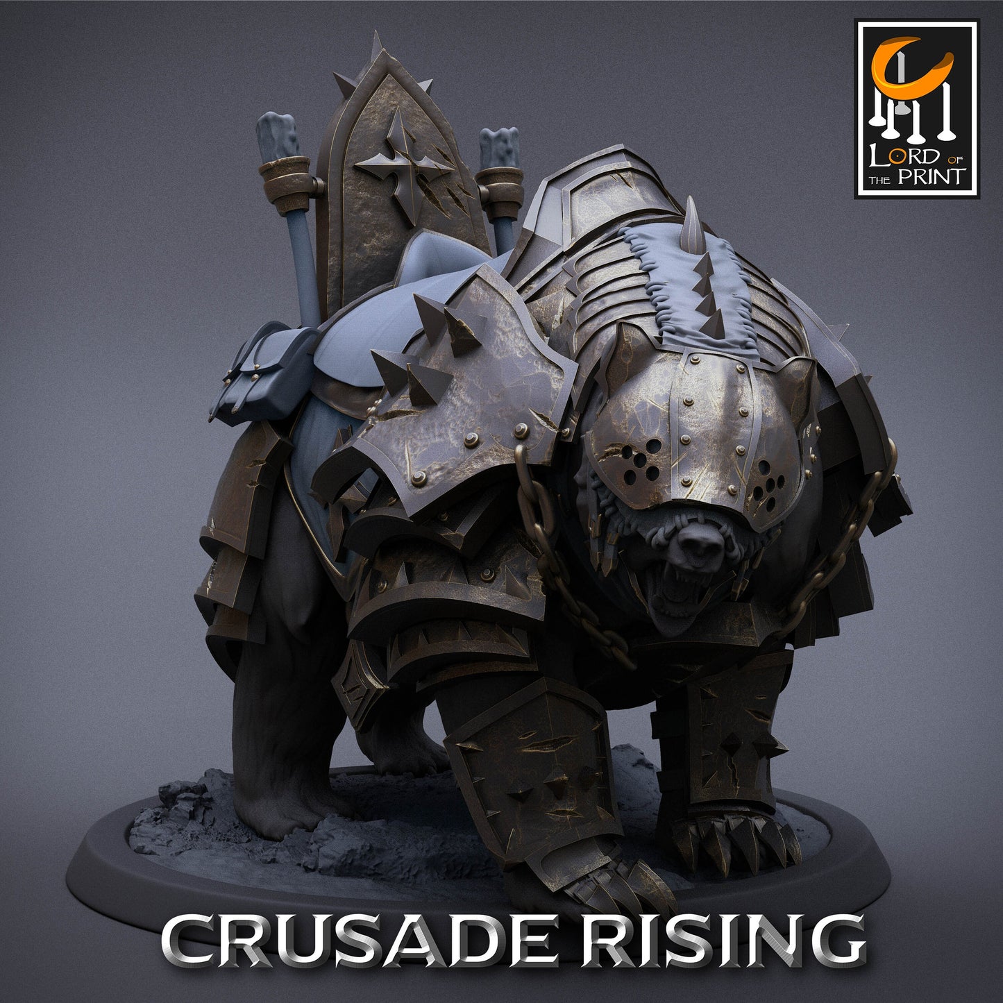 Crusader Bears Armored | Aussie 3D Printed Miniatures and Terrain
