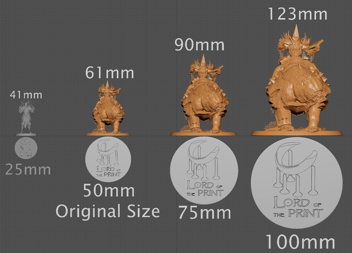 Crusader Priest on War Bear | Aussie 3D Printed Miniatures and Terrain