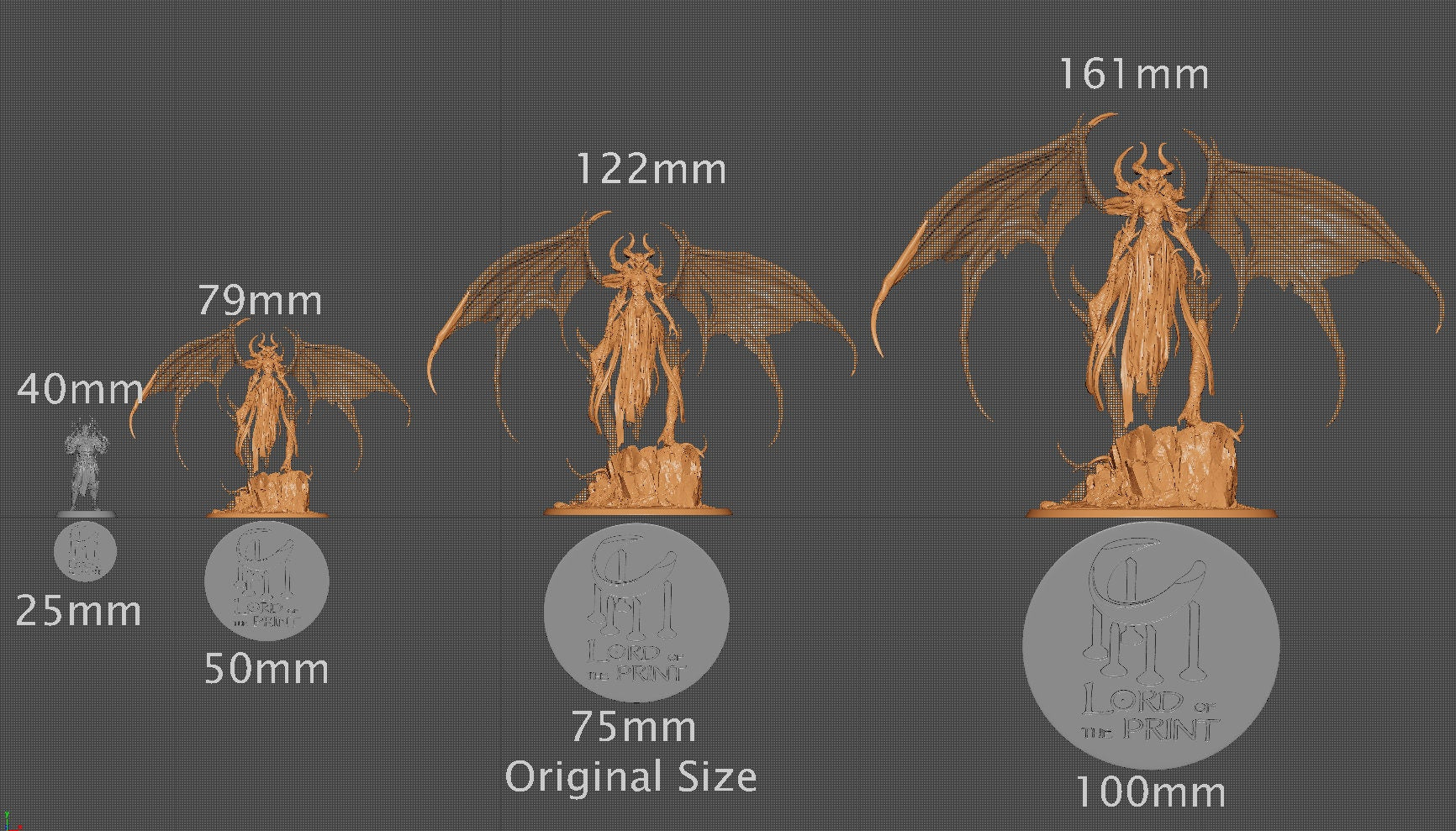 Lilith, Demon Queen | Aussie 3D Printed Miniatures and Terrain
